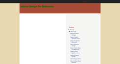 Desktop Screenshot of interiordesignforbedrooms.blogspot.com