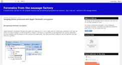 Desktop Screenshot of forensicsfromthesausagefactory.blogspot.com