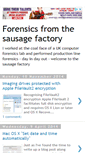 Mobile Screenshot of forensicsfromthesausagefactory.blogspot.com