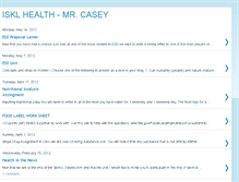 Tablet Screenshot of isklhealthcasey.blogspot.com