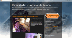 Desktop Screenshot of danimartin-cortadordejamon.blogspot.com