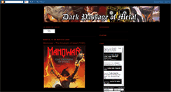 Desktop Screenshot of adarkpassage.blogspot.com