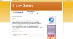 Desktop Screenshot of brainygame.blogspot.com