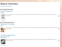 Tablet Screenshot of bizarrechem.blogspot.com