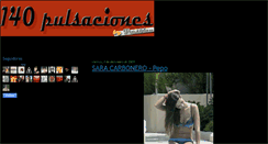 Desktop Screenshot of 140pulsaciones.blogspot.com