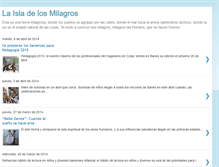 Tablet Screenshot of laisladelosmilagros.blogspot.com