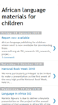 Mobile Screenshot of africanlanguagematerialsforchildren.blogspot.com