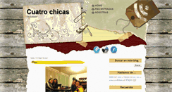 Desktop Screenshot of cuatrochicas.blogspot.com