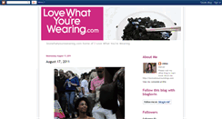 Desktop Screenshot of lovewhatyourewearing.blogspot.com