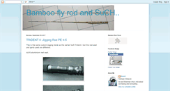 Desktop Screenshot of fisher-bambooflyrods-n-such.blogspot.com