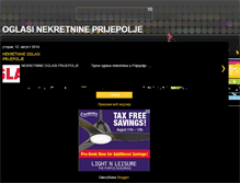 Tablet Screenshot of nekretnineprijepolje.blogspot.com