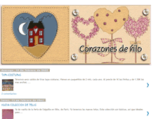 Tablet Screenshot of corazonesdehilo.blogspot.com