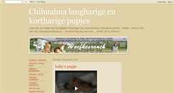Desktop Screenshot of chihuahua-chiot.blogspot.com