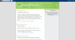 Desktop Screenshot of hooversedtechclass.blogspot.com