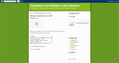 Desktop Screenshot of friendcard.blogspot.com