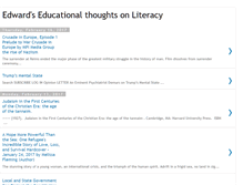 Tablet Screenshot of edwardsliteracylog.blogspot.com