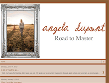 Tablet Screenshot of angeladupont.blogspot.com