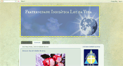 Desktop Screenshot of fraternidadeluzdavida.blogspot.com