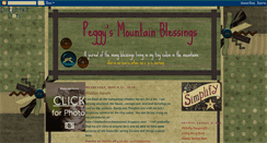 Desktop Screenshot of peggysmountainblessings.blogspot.com