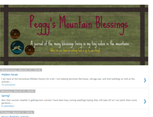 Tablet Screenshot of peggysmountainblessings.blogspot.com