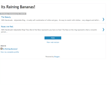 Tablet Screenshot of itsraining-bananas.blogspot.com