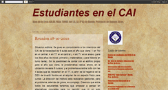 Desktop Screenshot of estudiantesenelcai.blogspot.com