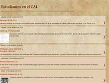 Tablet Screenshot of estudiantesenelcai.blogspot.com