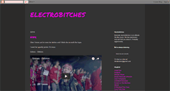 Desktop Screenshot of electrobitches.blogspot.com