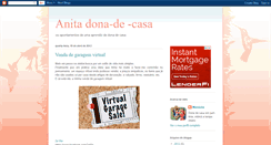 Desktop Screenshot of anitadonadecasa.blogspot.com