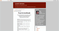 Desktop Screenshot of lowellsermons.blogspot.com