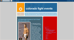 Desktop Screenshot of coloradofightevents.blogspot.com