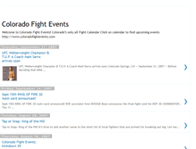 Tablet Screenshot of coloradofightevents.blogspot.com