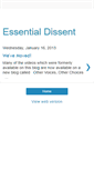 Mobile Screenshot of essentialdissent.blogspot.com
