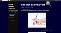 Desktop Screenshot of gadgetofficeinspector.blogspot.com