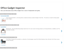 Tablet Screenshot of gadgetofficeinspector.blogspot.com