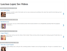 Tablet Screenshot of lusciouslopezsexvideos.blogspot.com