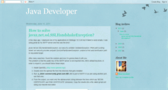 Desktop Screenshot of javadevs.blogspot.com