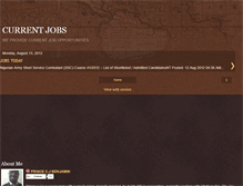 Tablet Screenshot of currentjobss.blogspot.com