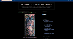 Desktop Screenshot of frankensteinbodyarttattoo.blogspot.com