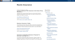 Desktop Screenshot of maximinsurance.blogspot.com