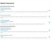 Tablet Screenshot of maximinsurance.blogspot.com