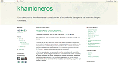 Desktop Screenshot of khamioneros.blogspot.com
