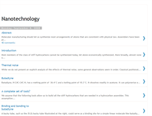 Tablet Screenshot of info-nanotechnology.blogspot.com