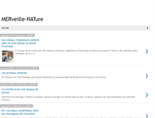 Tablet Screenshot of merveille-nature.blogspot.com