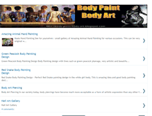 Tablet Screenshot of body-paint-body-art.blogspot.com