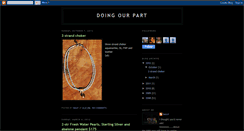 Desktop Screenshot of doingourpart-sally.blogspot.com