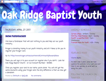 Tablet Screenshot of oakridgeyouth.blogspot.com