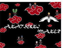 Tablet Screenshot of akatsukimaker.blogspot.com