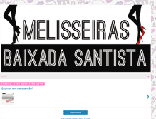 Tablet Screenshot of melisseirasbaixadasantista.blogspot.com