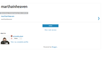 Tablet Screenshot of marthainheaven.blogspot.com